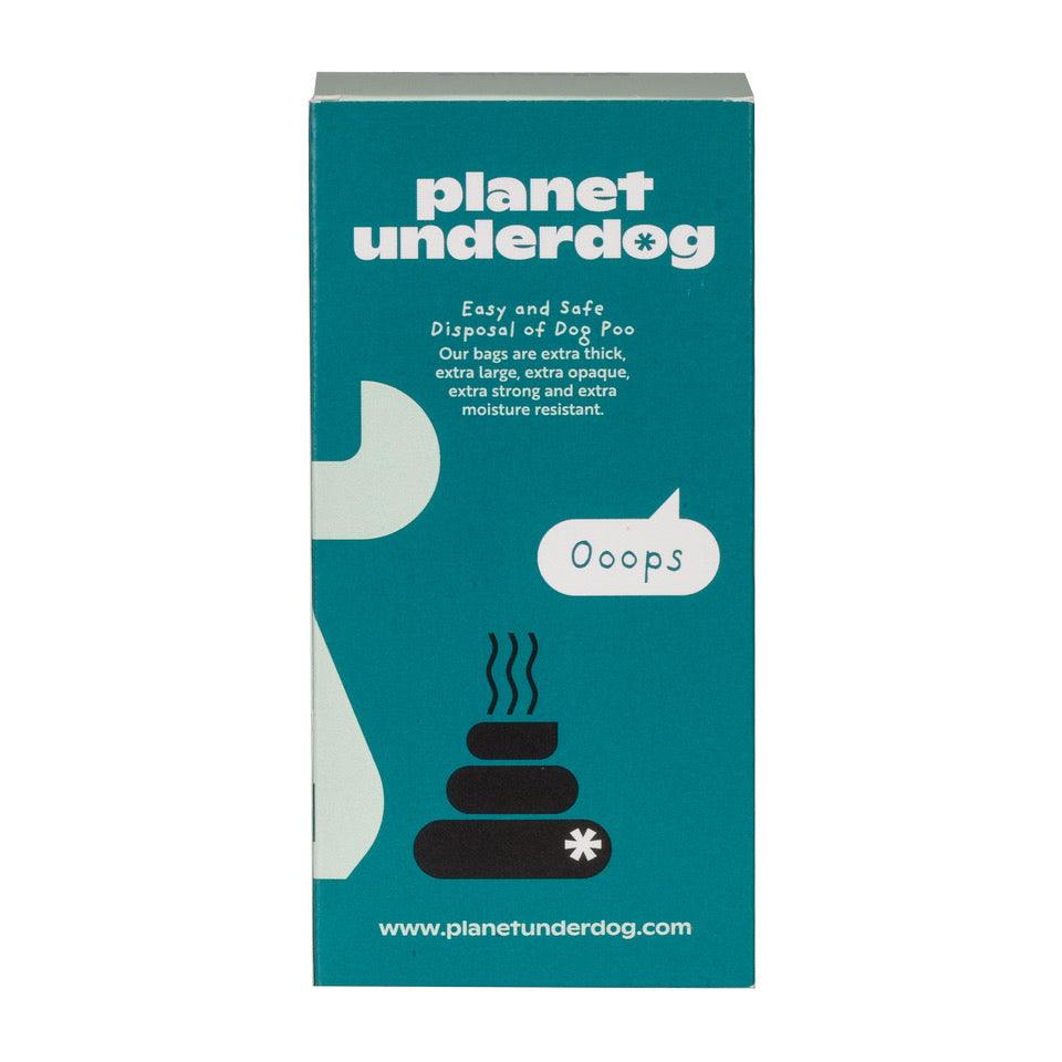 120 Planet Underdog Compostable Dog Poop Bags - Green Box - GeePaws