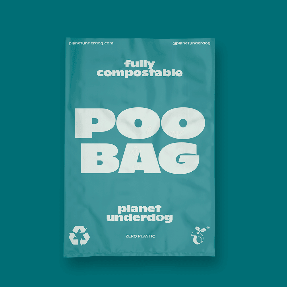 120 Planet Underdog Compostable Dog Poop Bags - Green Box - GeePaws