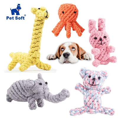 Animal Design Rope Toys - GeePaws