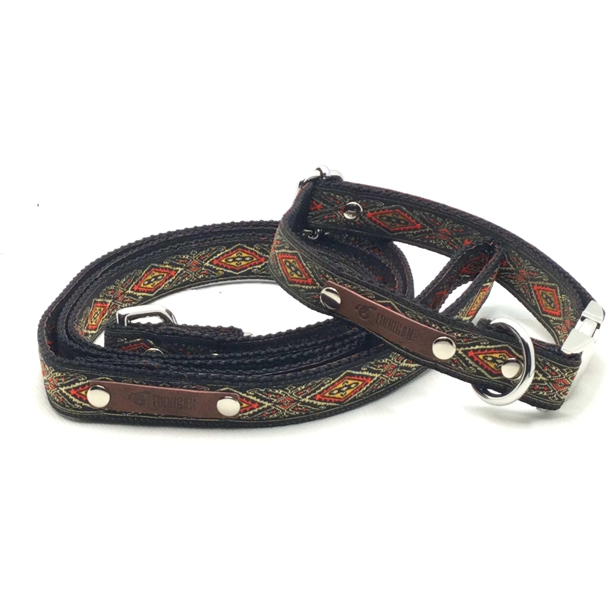 Durable Designer Dog Collar Set No.04m - GeePaws