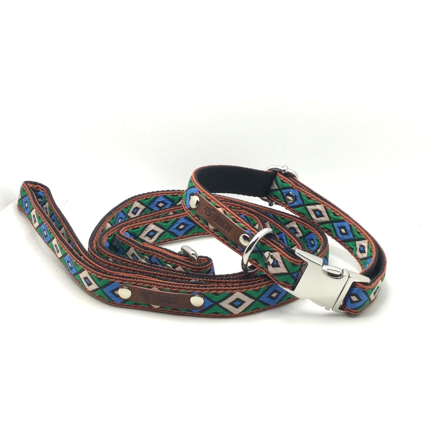 Durable Designer Dog Collar Set No.09m - GeePaws