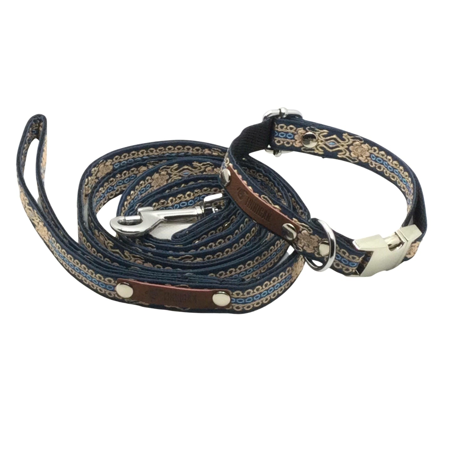 Durable Designer Dog Collar Set No.17s - GeePaws