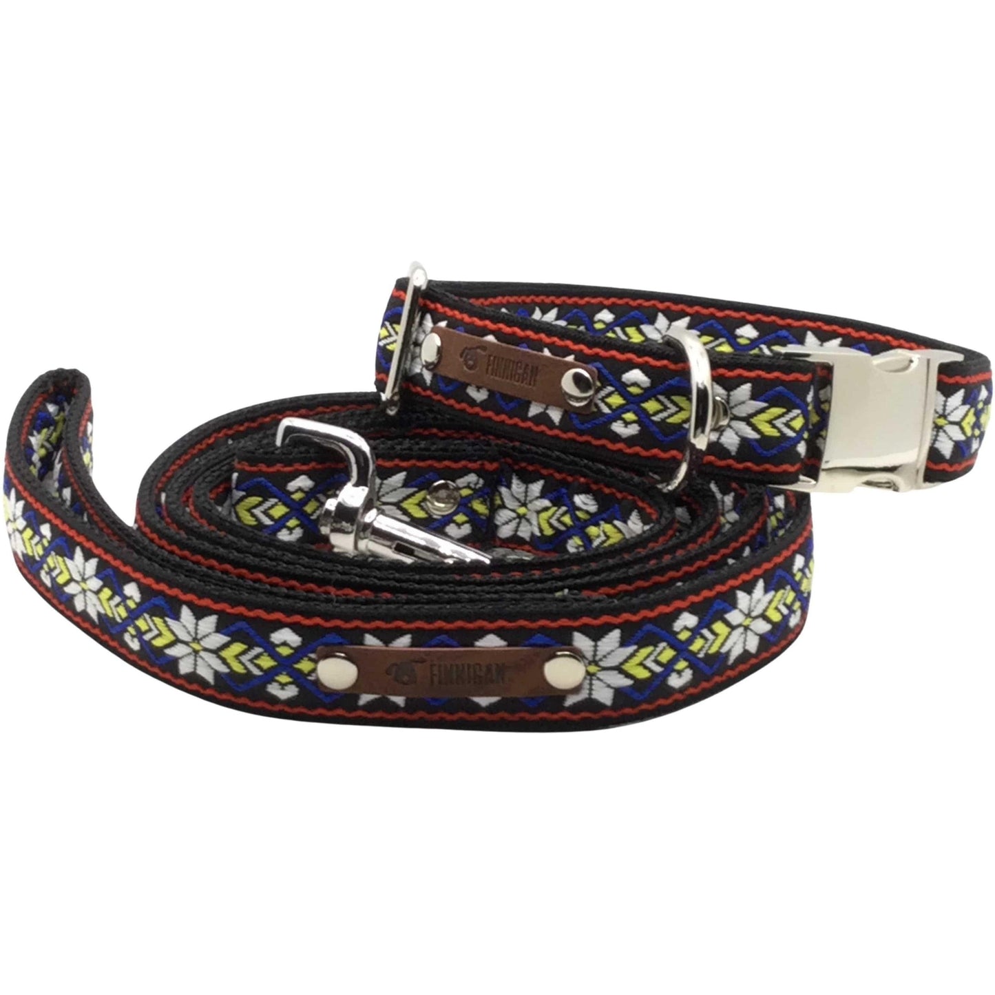 Durable Designer Dog Collar Set No. 1l - GeePaws