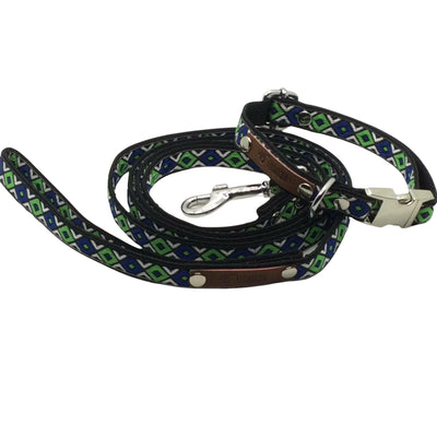 Durable Designer Dog Collar Set No.27s - GeePaws