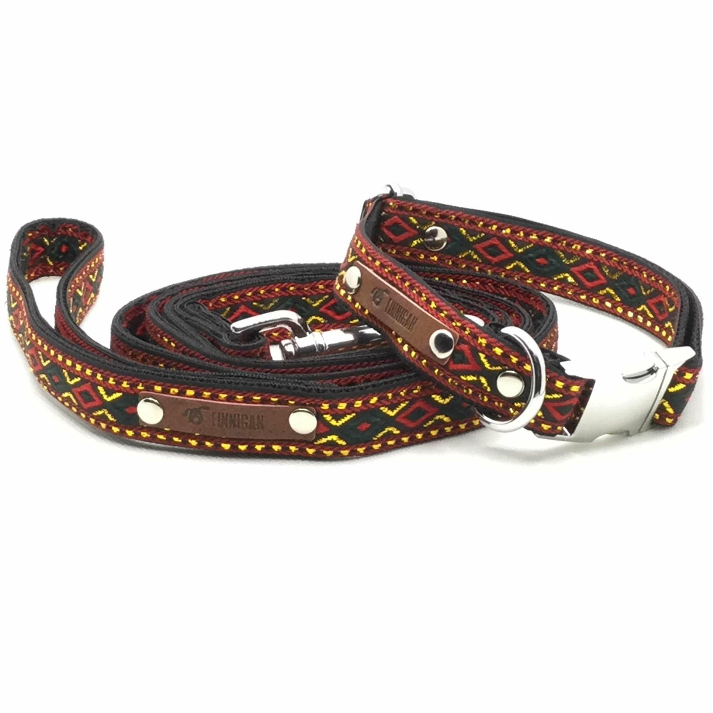 Durable Designer Dog Collar Set No.28m - GeePaws