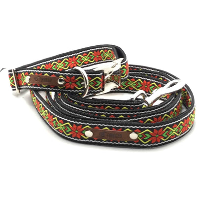 Durable Designer Dog Collar Set No. 4l - GeePaws