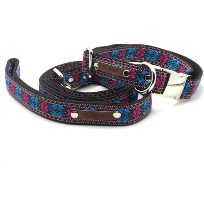 Durable Designer Dog Collar Set No. 9l - GeePaws