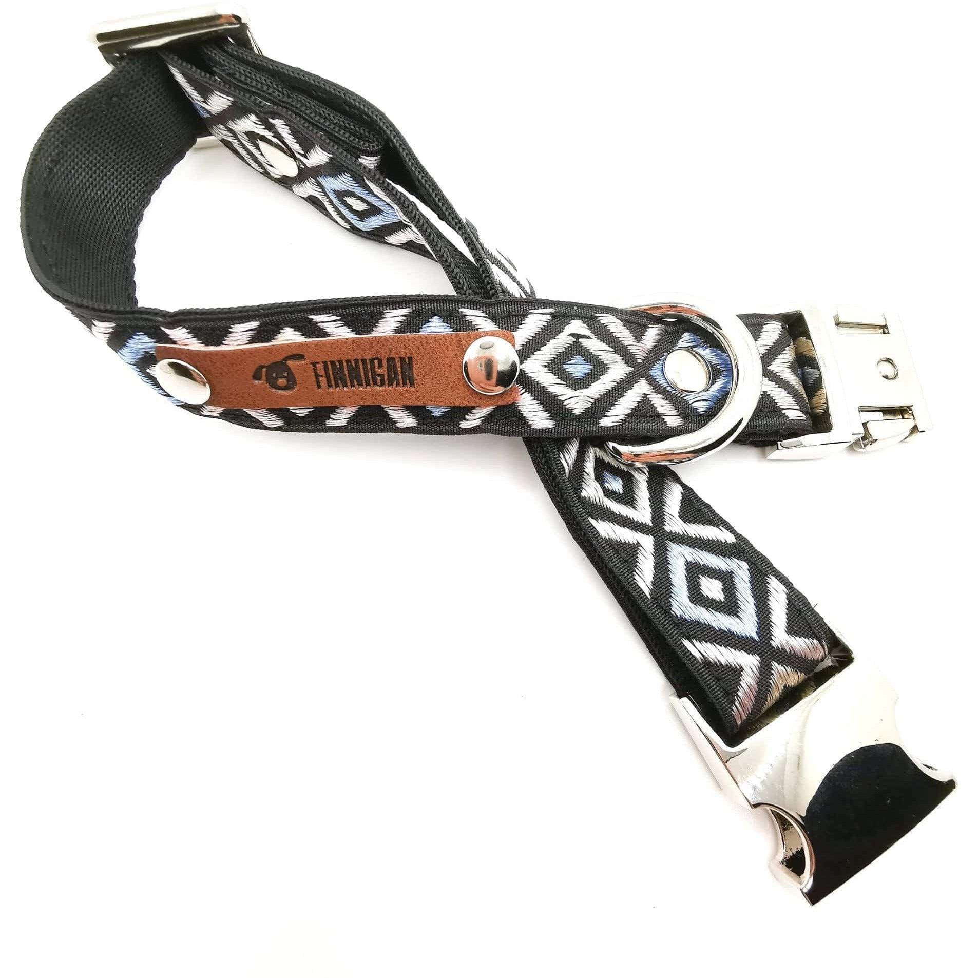 Finnigan Designer Dog Collar (Harlequin Collection) Medium - GeePaws