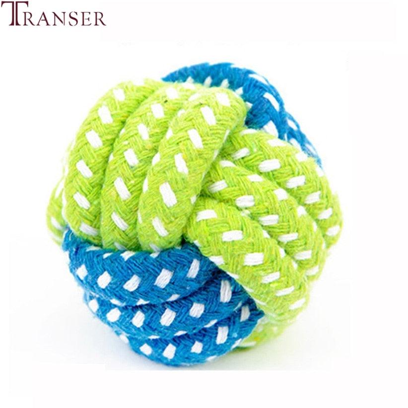 Green Rope Ball Toy for Large Small Dog Cat - GeePaws