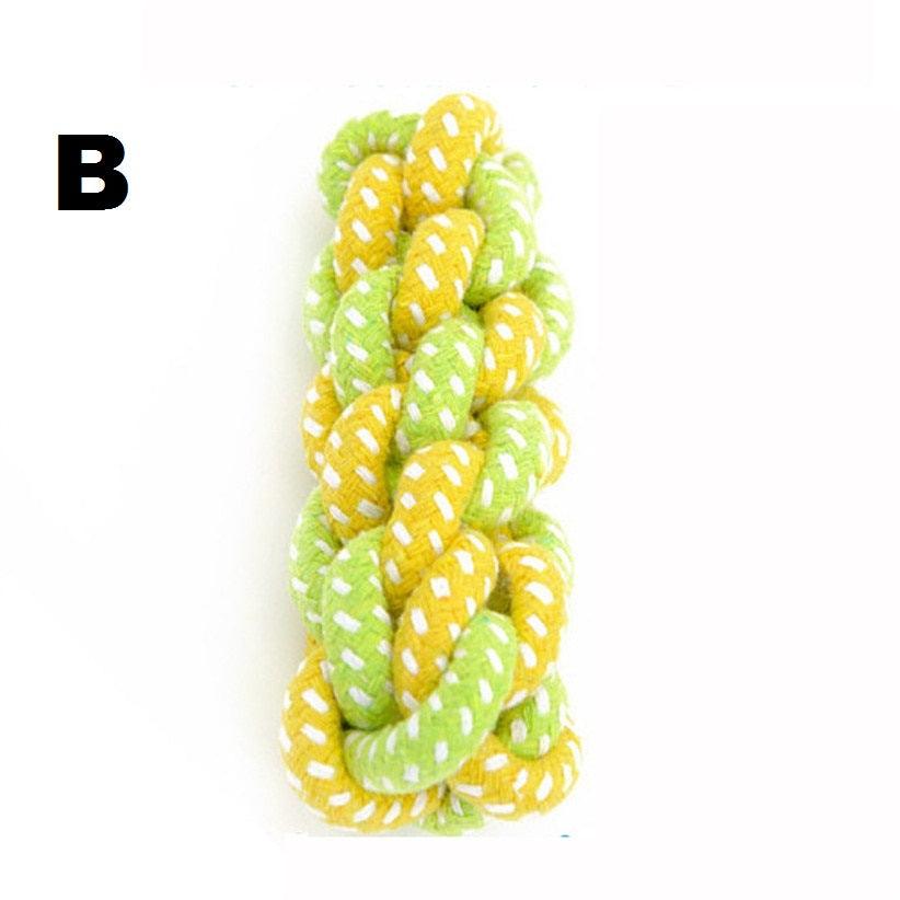 Green Rope Ball Toy for Large Small Dog Cat - GeePaws