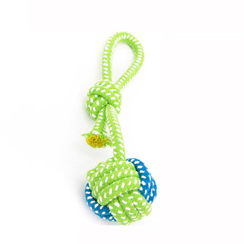 Green Rope Ball Toy for Large Small Dog Cat - GeePaws