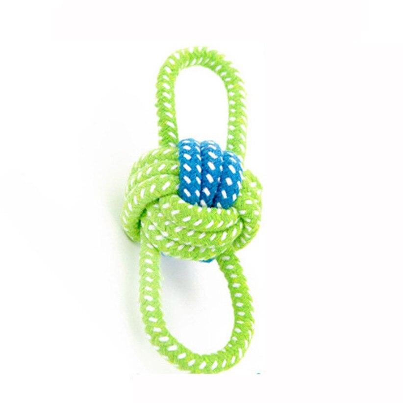 Green Rope Ball Toy for Large Small Dog Cat - GeePaws