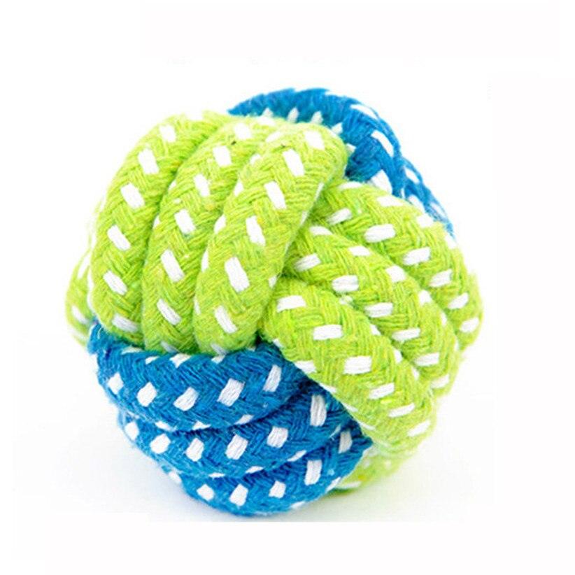 Green Rope Ball Toy for Large Small Dog Cat - GeePaws