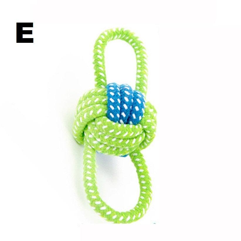 Green Rope Ball Toy for Large Small Dog Cat - GeePaws