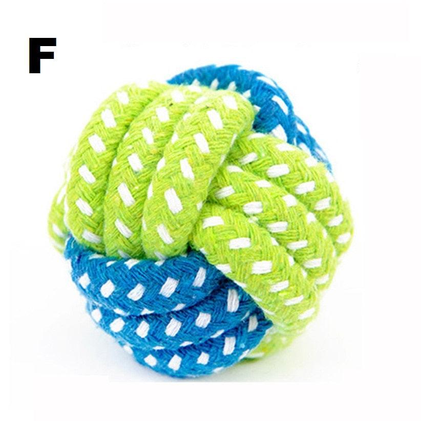 Green Rope Ball Toy for Large Small Dog Cat - GeePaws