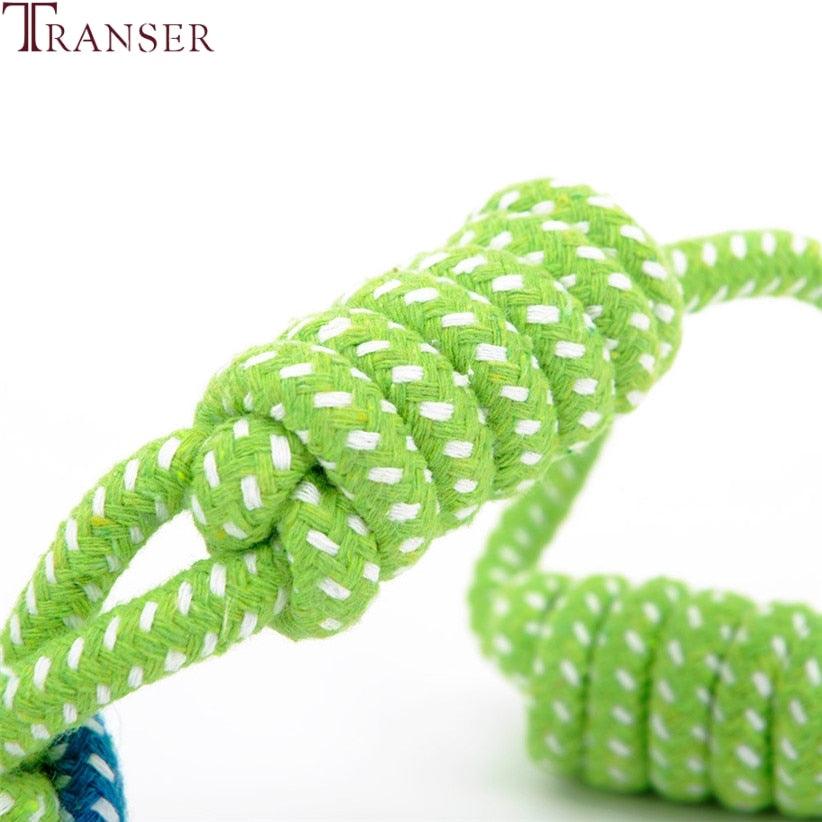 Green Rope Ball Toy for Large Small Dog Cat - GeePaws