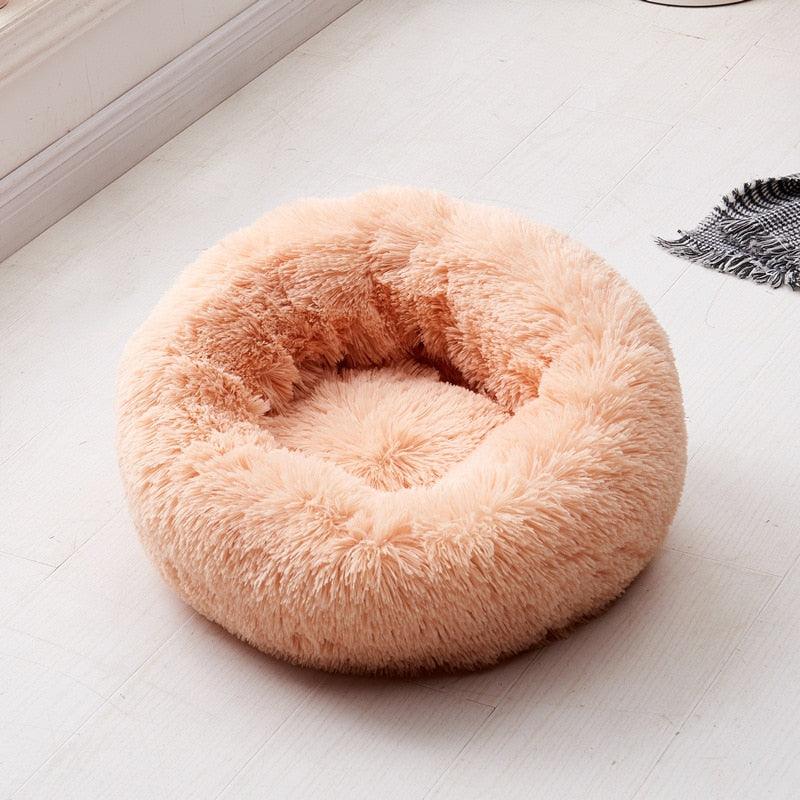 Long Plush Super Soft Dog Bed Pet Kennel Round Sleeping Bag Lounger Cat House Winter Warm Sofa Basket for Small Medium Large Dog - GeePaws