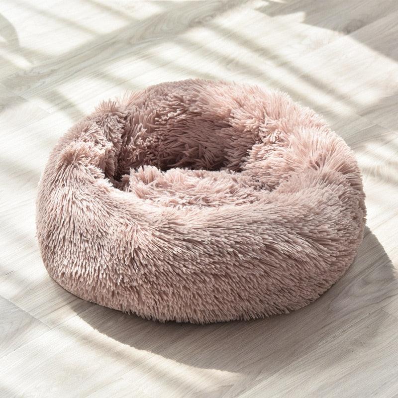 Long Plush Super Soft Dog Bed Pet Kennel Round Sleeping Bag Lounger Cat House Winter Warm Sofa Basket for Small Medium Large Dog - GeePaws