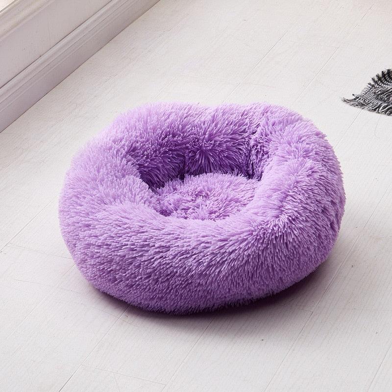 Long Plush Super Soft Dog Bed Pet Kennel Round Sleeping Bag Lounger Cat House Winter Warm Sofa Basket for Small Medium Large Dog - GeePaws